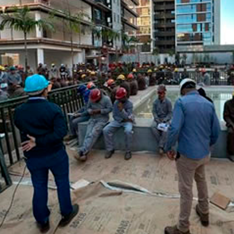 STICOMBE DIVULGA CONQUISTAS DA NEGOCIAÇÃO AOS TRABALHADORES DA CONSTRUÇÃO CIVIL E MANUTENÇÕES